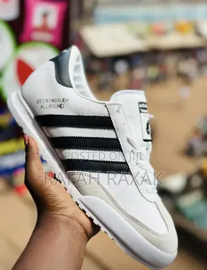 Triple White Adidas Beckenbauer Allround Casual Sneaker