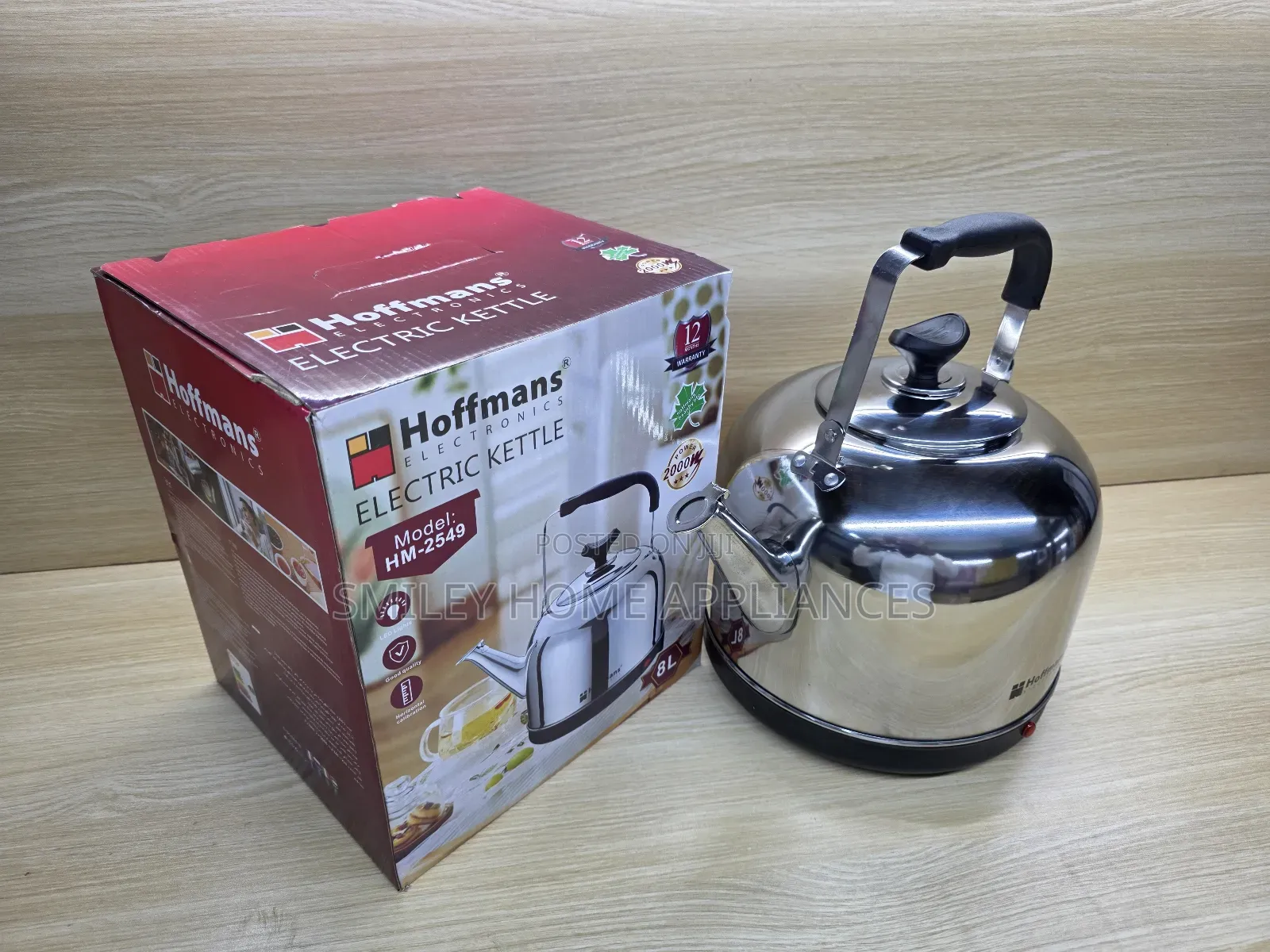 Newly Restocked Hoffmans Electric Water Kettle 7ltrs