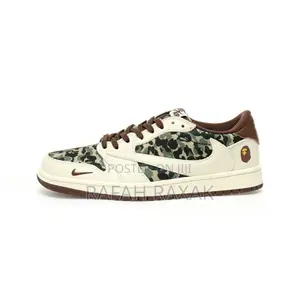 Original Nike Air Jordan 1 Low X Bape Camouflage Sneakers