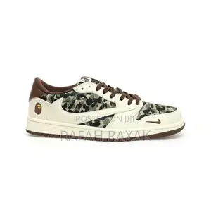 Original Nike Air Jordan 1 Low X Bape Camouflage Sneakers