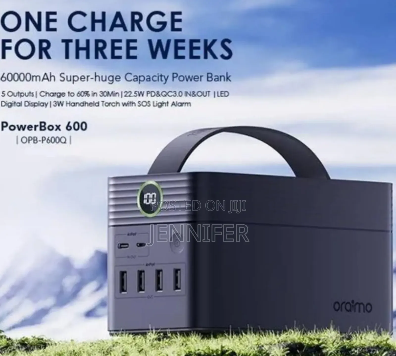 Oraimo Powerbox 600 60000mah 22.5w Power Bank