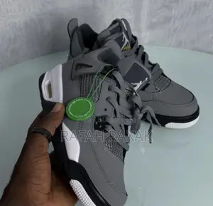 Original Nike Air Jordan 4 Retro Cool Grey Sneakers