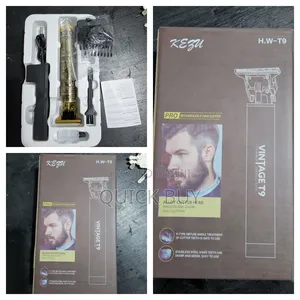 Stainless Steel Waterproof Shaving Clipper Gold