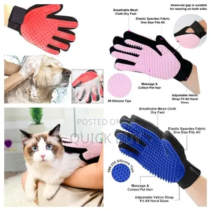 Dog and Cat Hair Hair Grooming and Bathing Glove