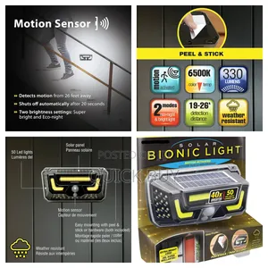 Solar Bionic Wall Led Outdoor Light With Motion Sensor