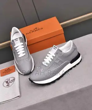 Grey Hermes Luxury Fashion Designer High Quality Sneakers