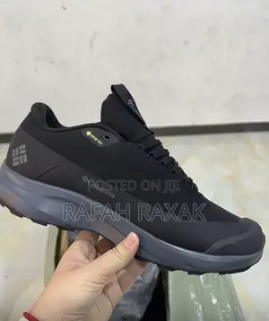 Black/Grey Columbia Gore-Tex Waterproof Hiking Sneakers