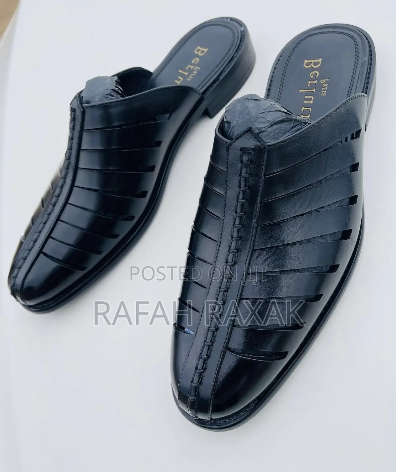 Men’S Classic Berluti Half Leather Shoes