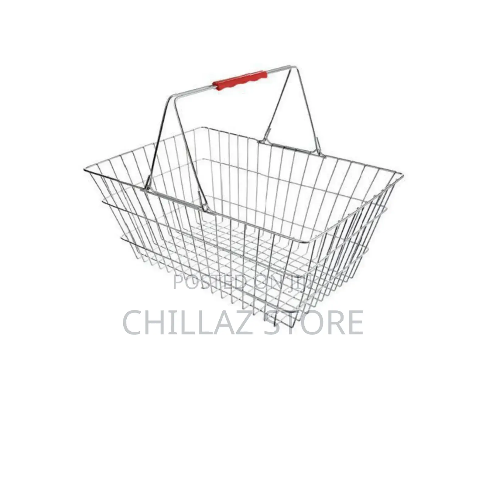 Metallic Shopping Basket.
