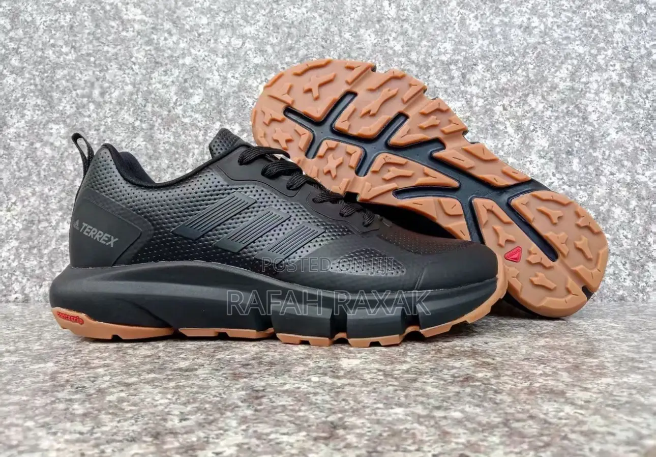 Men’S Leather Adidas Terrex Trainer Running Sneakers