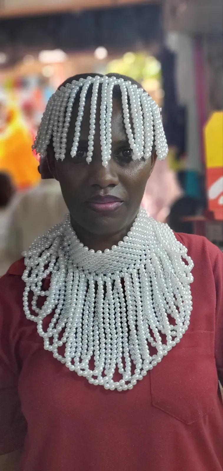 Beaded Designers Necklace