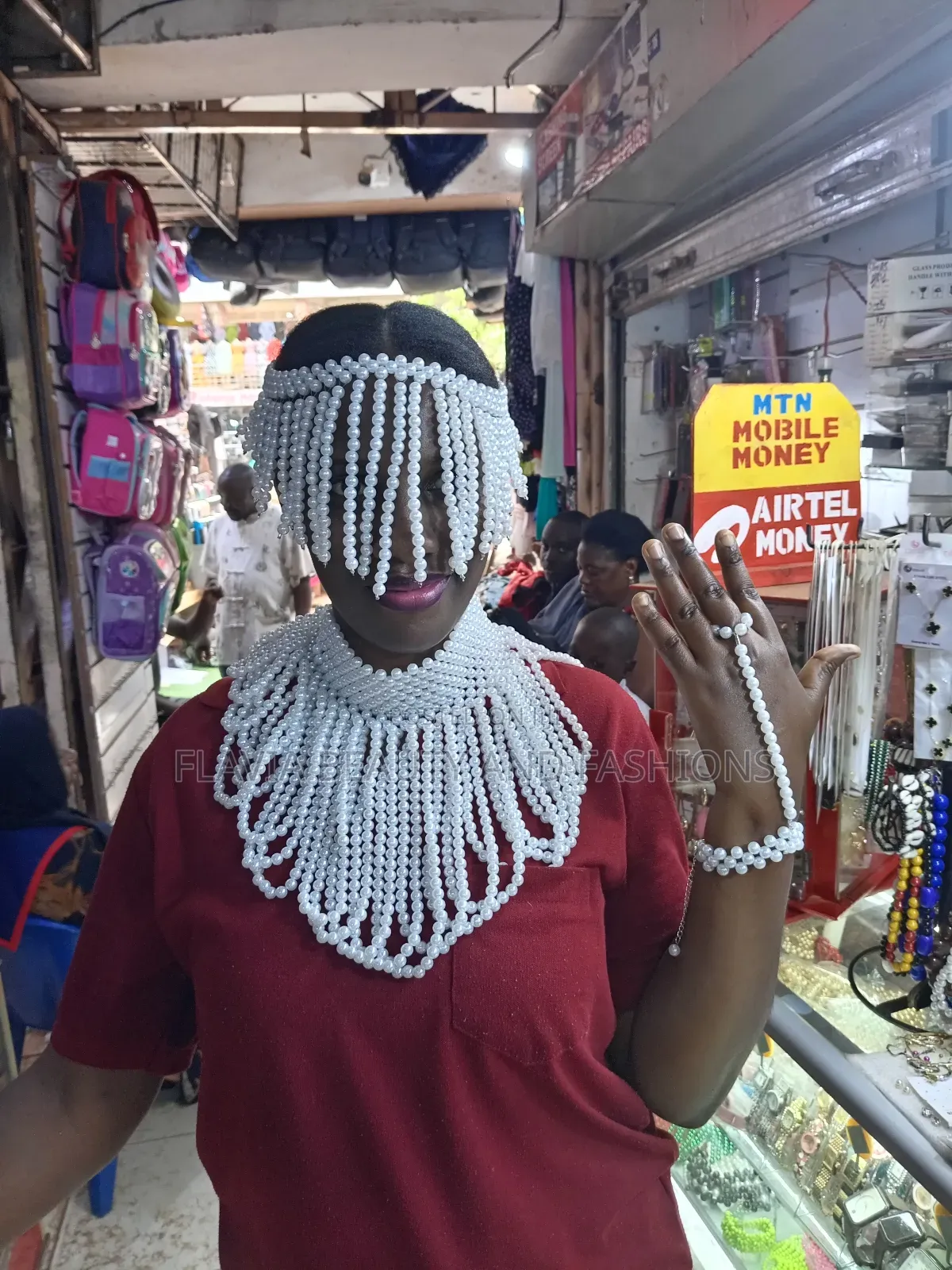 Beaded Designers Necklace