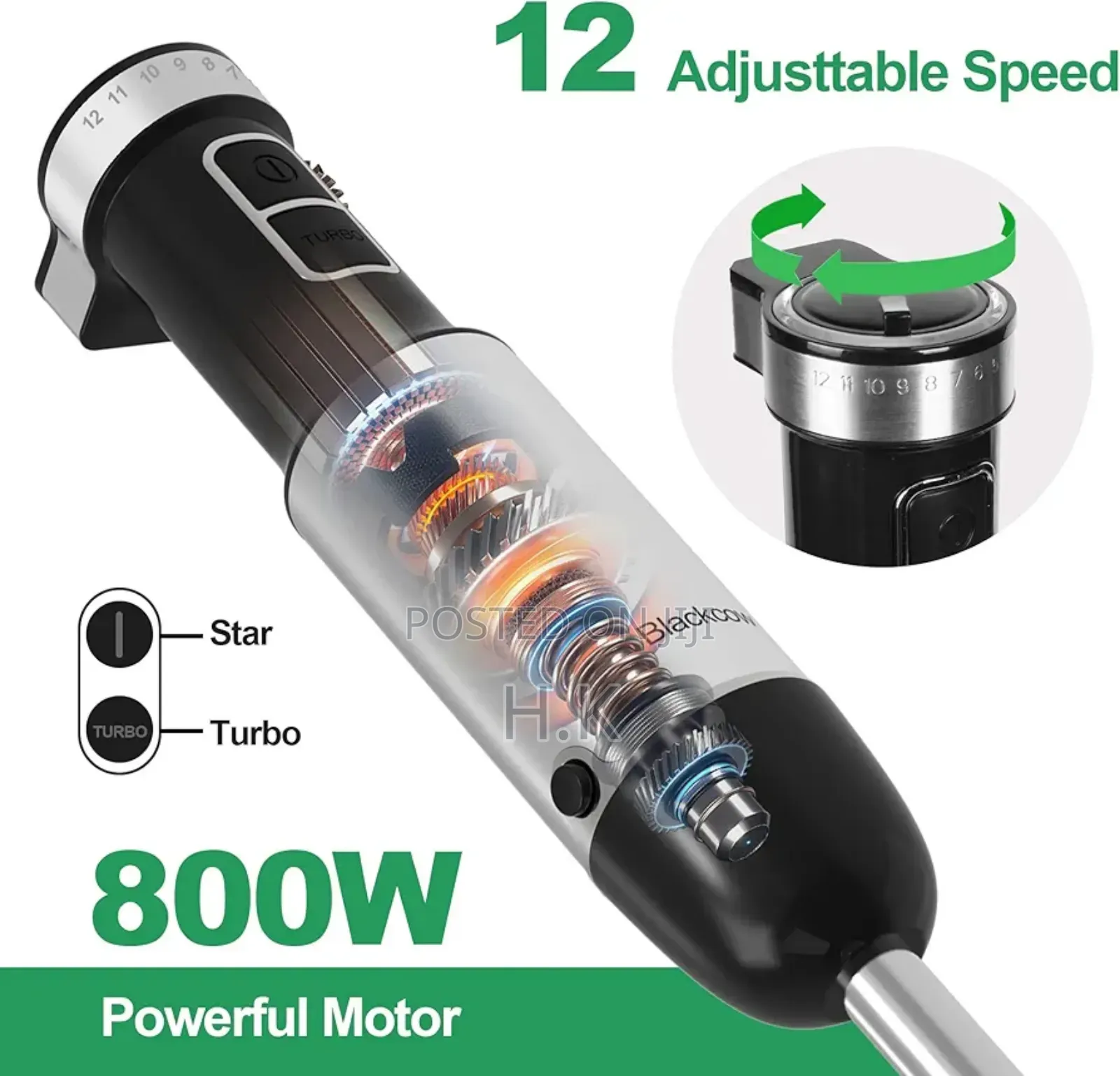 Handheld Blender, Powerful 800w Electric Hand Blender