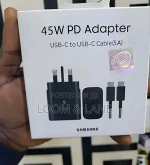 Original Samsung 45w Pd Adapter Charger