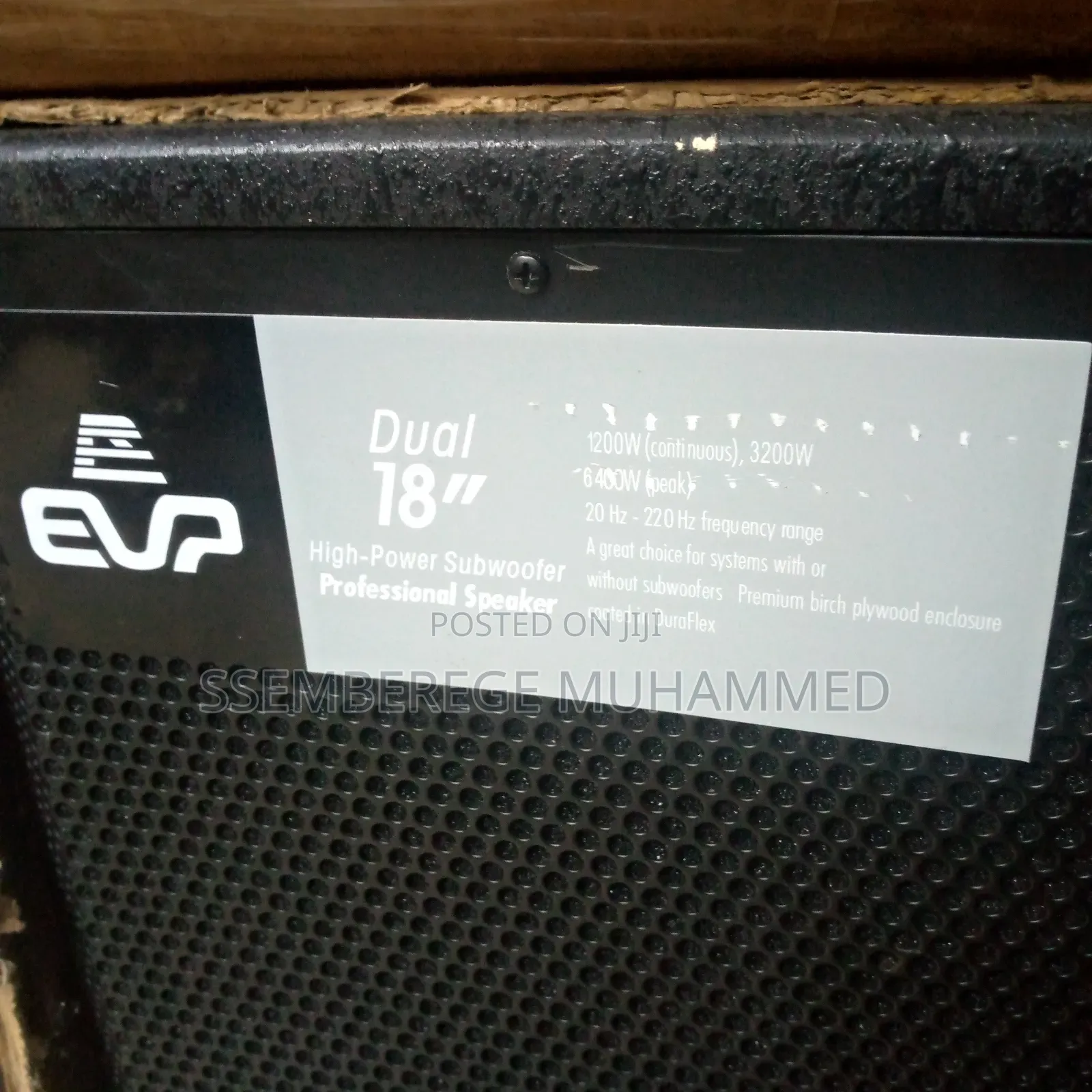 Bass Speaker