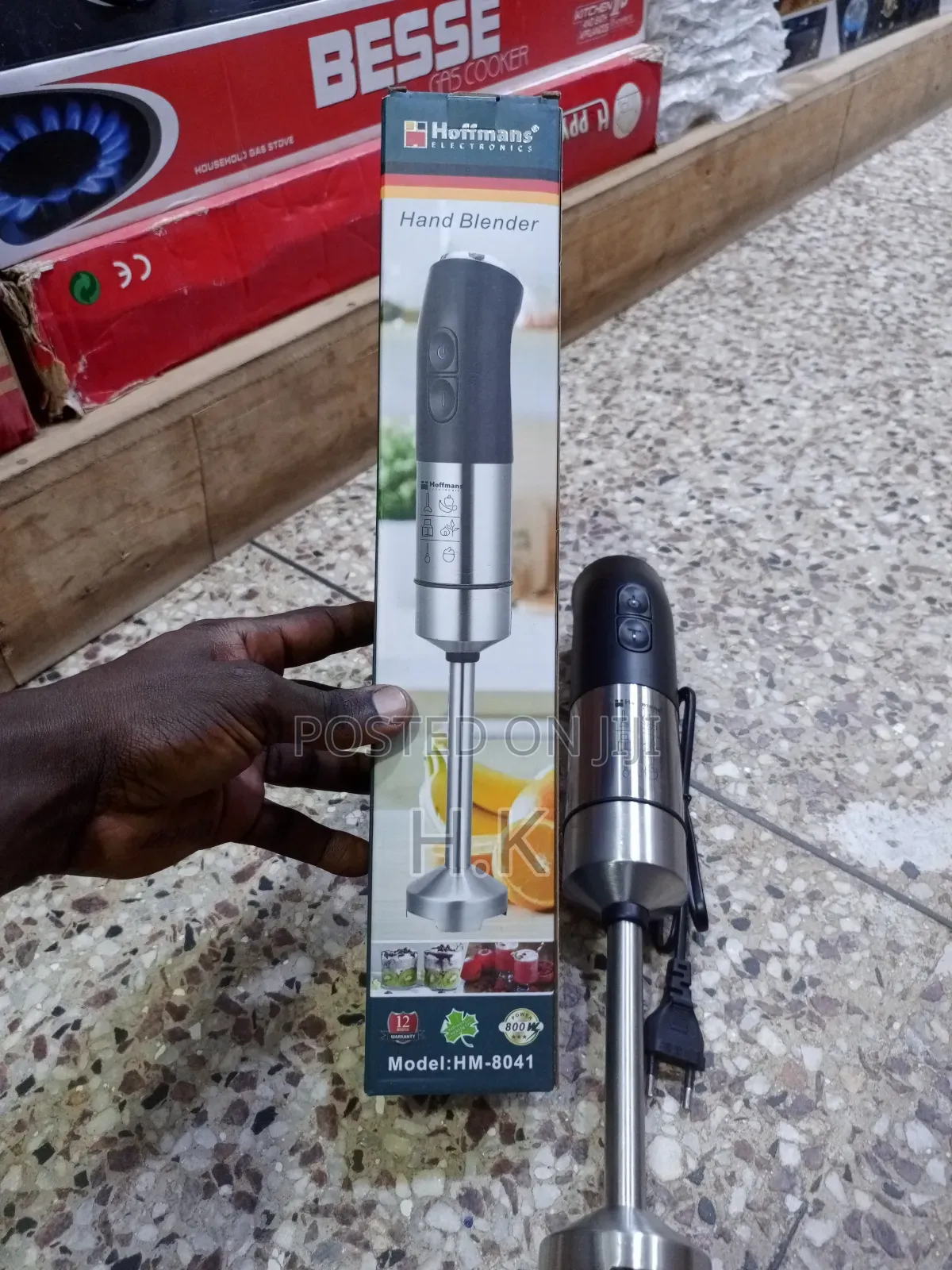 Hoffmans Hand Blender (Model Hm-8041).