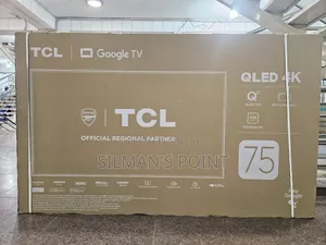 High End TCL 75" Qled Smart Tv