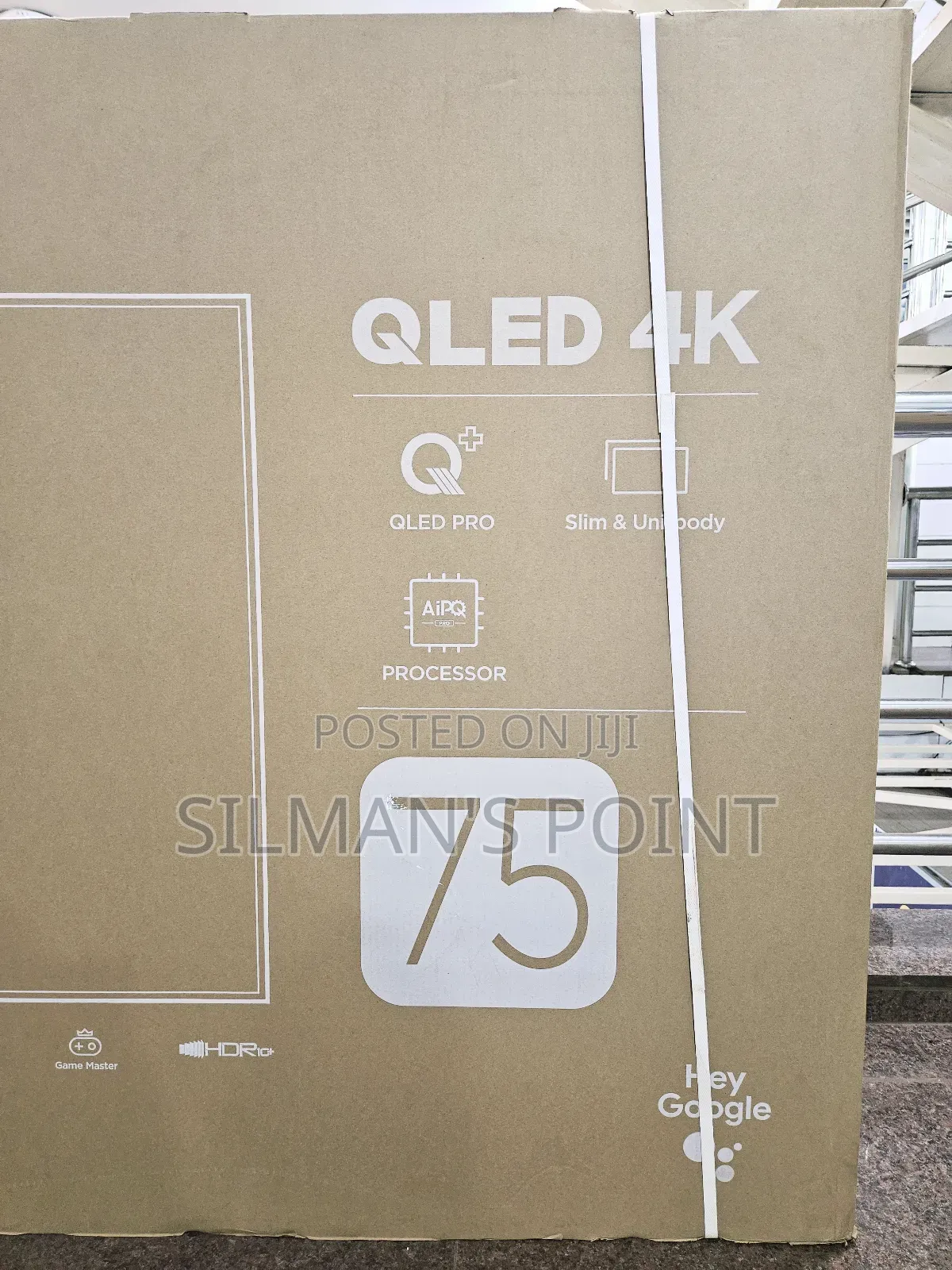 High End TCL 75" Qled Smart Tv