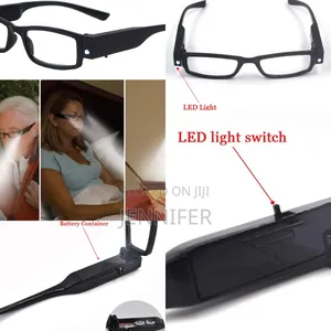 Bright Led Readers Nighttime Reading Glasses With Lights