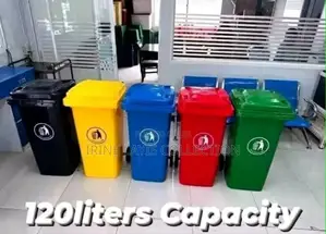120 LTR Waist Bins With Rollers