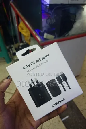 Samsung 45w Pd Adapter With Usb-C to Usb- C Cable
