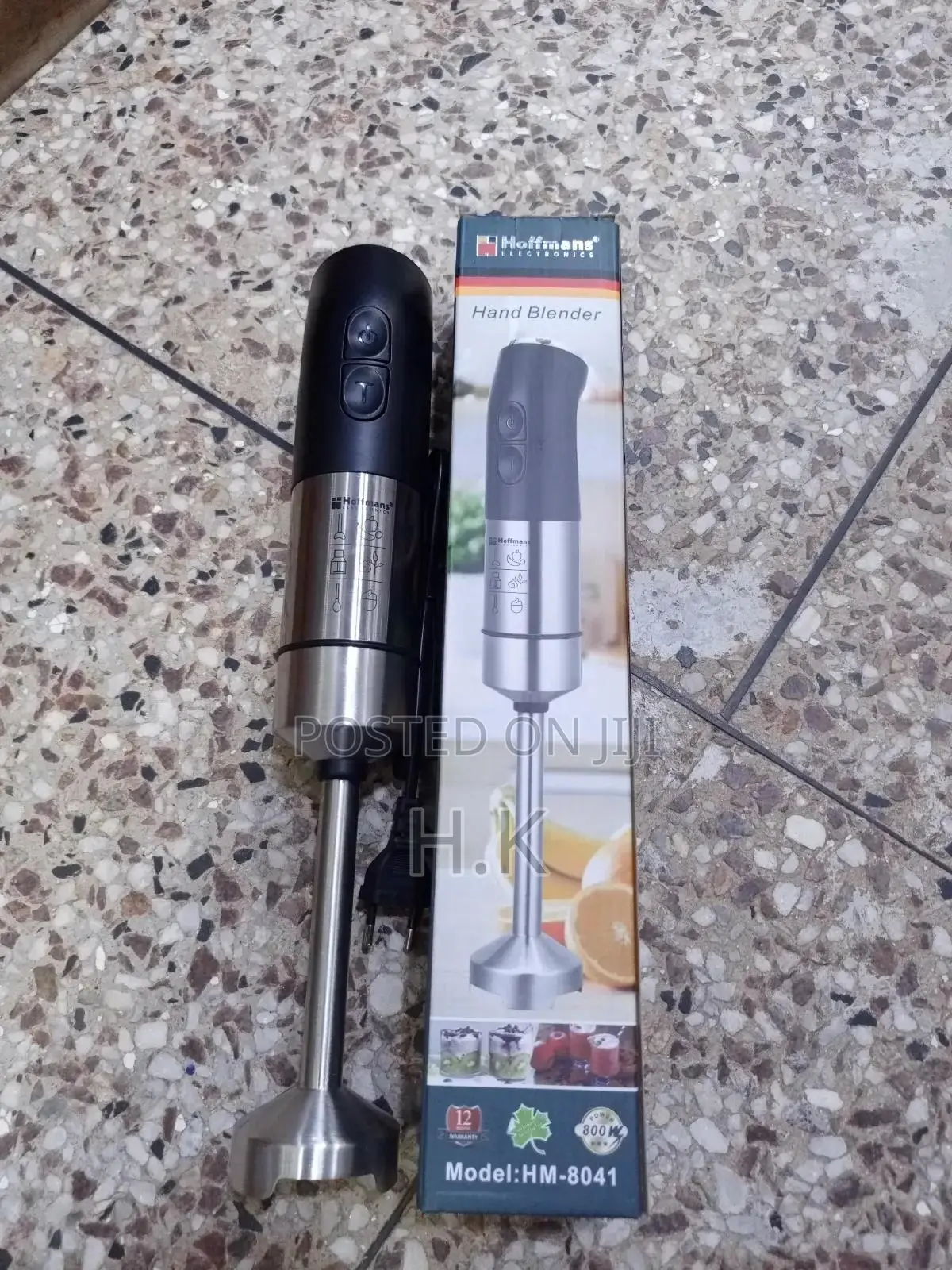 Hoffmans Hand Blender (Model Hm-8041).