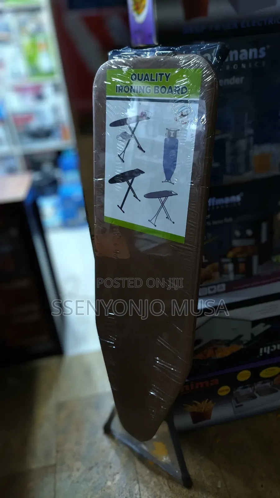 Foldable Ironing Board With Height Adjustments Rest