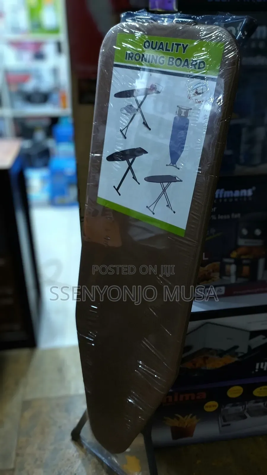Foldable Ironing Board With Height Adjustments Rest