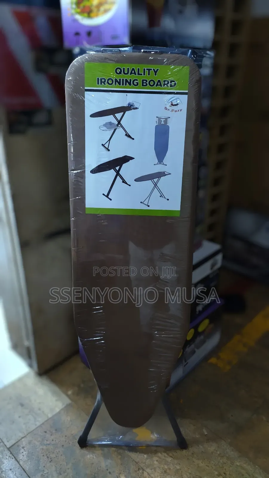Foldable Ironing Board With Height Adjustments Rest