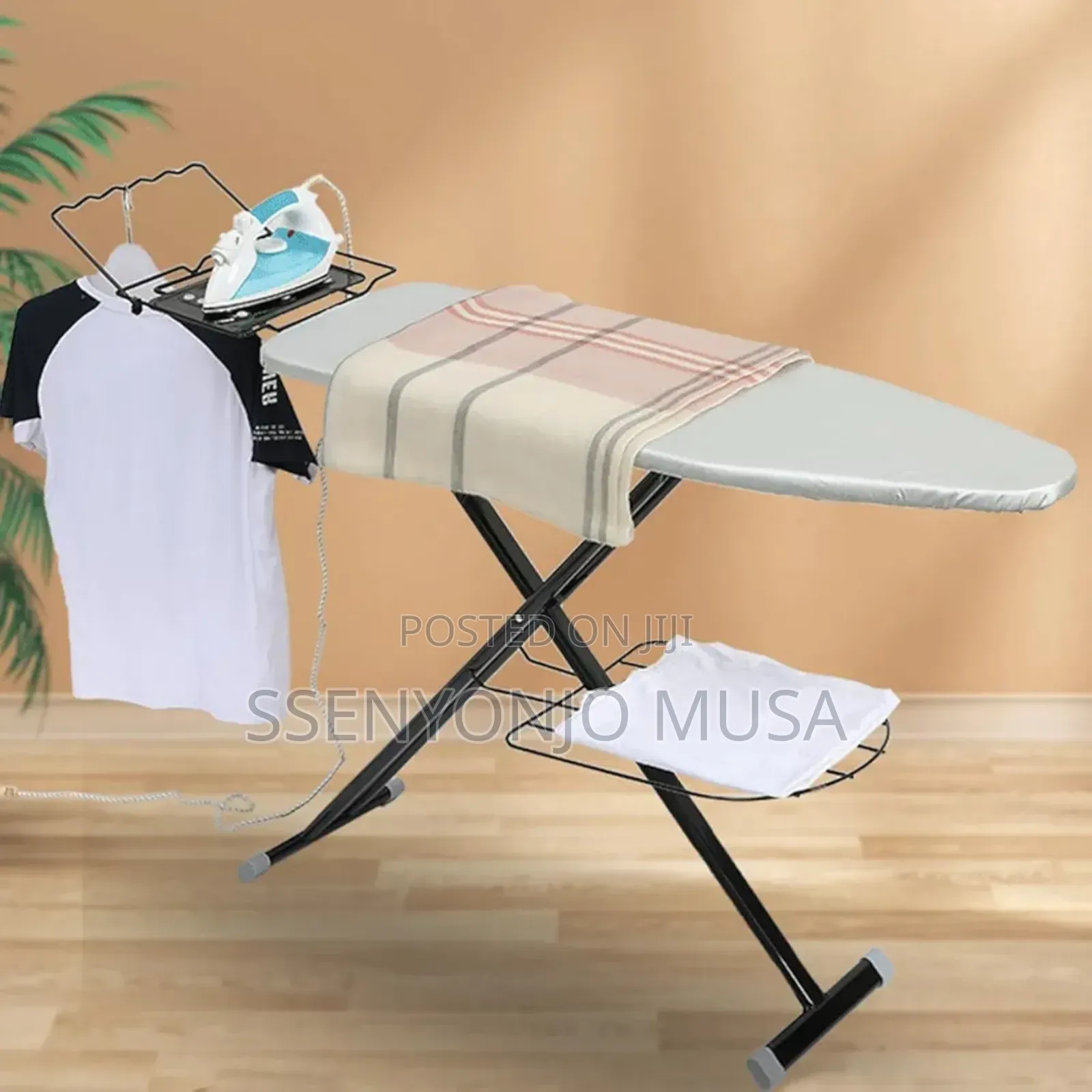 Foldable Ironing Board With Height Adjustments Rest