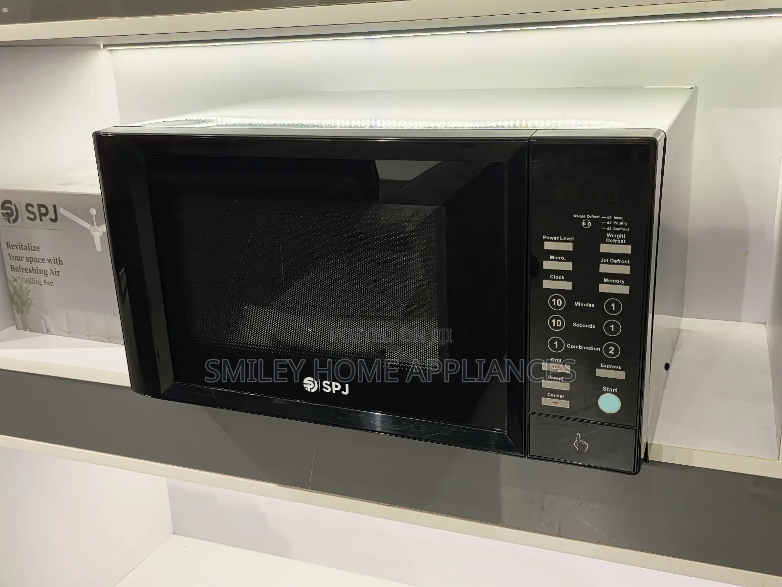 43ltrs Digital SPJ Black Color Microwave at Cut Price