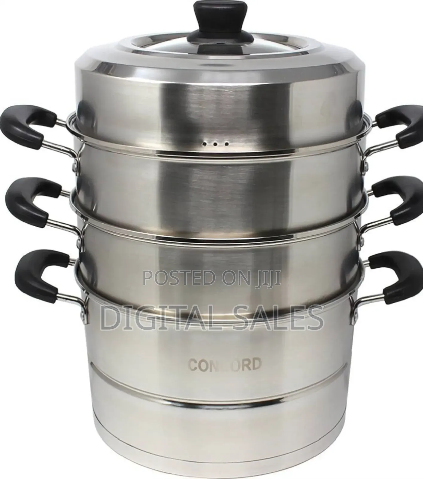 Stainless Steel 3 Tier Food Steamer.