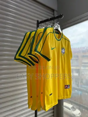 Brazil National Football Team Jersey 1998 World Cup