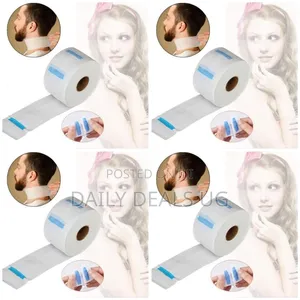 Neck Roll Paper Pro Collar Beauty Salon Hairstyling- White