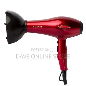 Sokany Professional Hot Hair Dryer With Nozzles