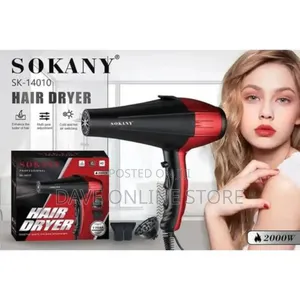 Sokany Saloon Hand Hair Dryer - Black