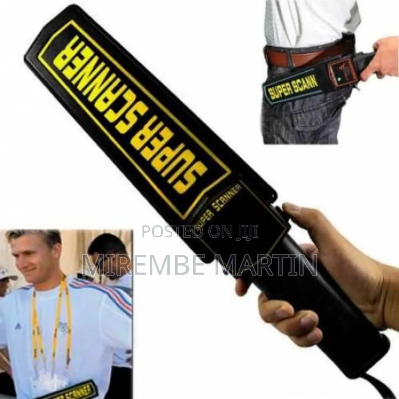 Hand Held Metal Detector - Black