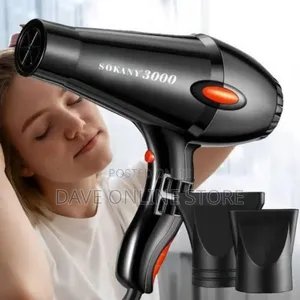 Sokany Hair Dryer Professional Low Noise and Diffuser