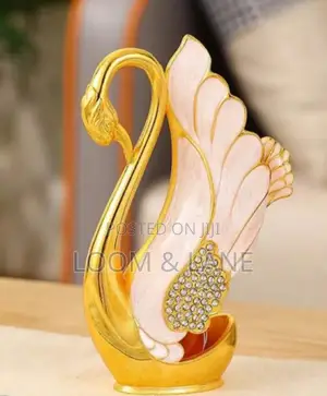 European Light Luxury Swan Spoon Holder