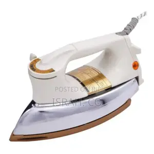 Geepas Flat Dry Iron -White