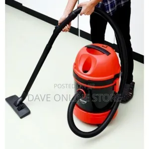 Geepas Dry Wet Vacuum Cleaner With Dust Bag - Red