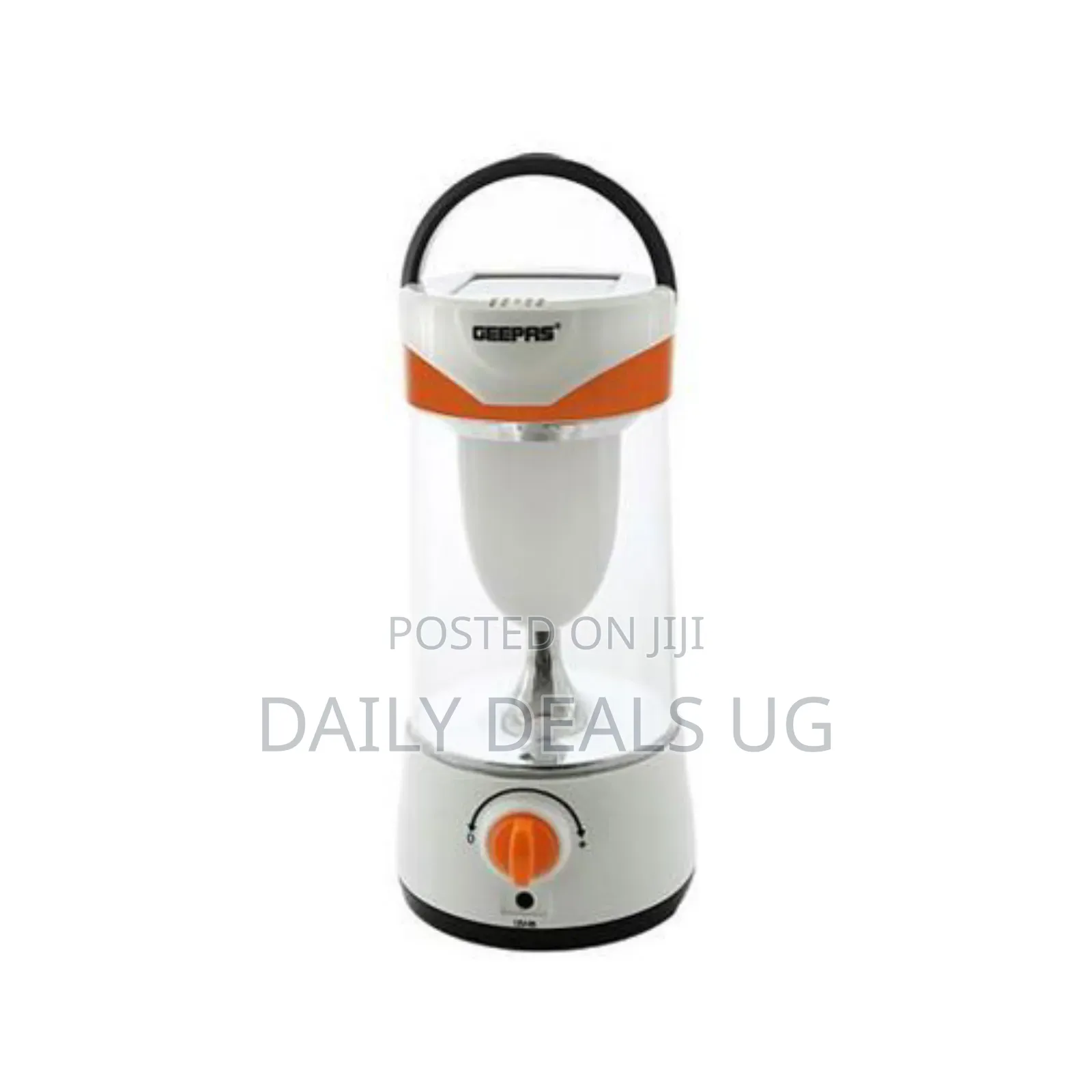Geepas Rechargeable Led Lantern With Solar-White