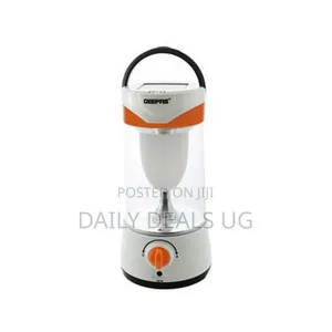 Geepas Rechargeable Led Lantern With Solar-White