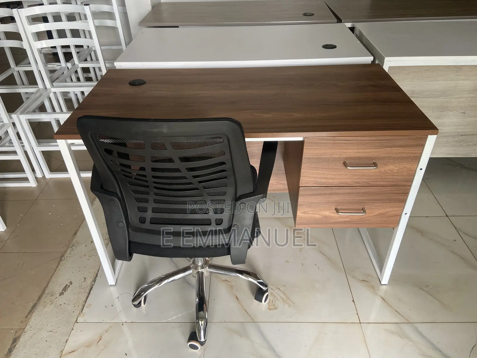 Office Table Darkwalnut