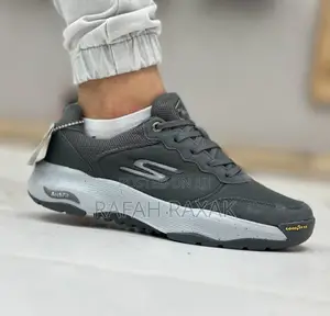 Men’S Grey Skechers Arch Fit Good Year Outdoor Sneakers