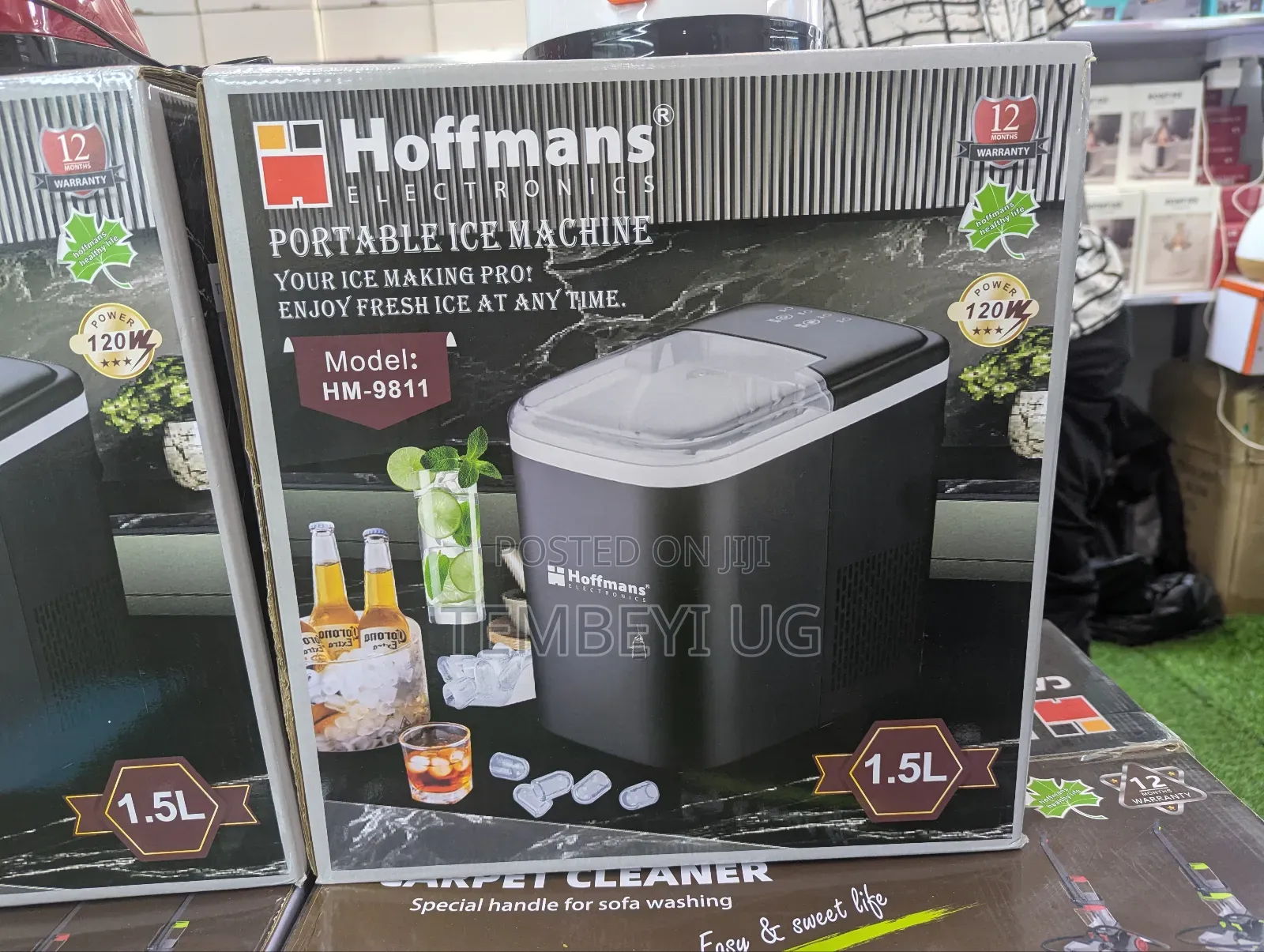 Portable Ice Maker, Ice Cube Machine for Bars