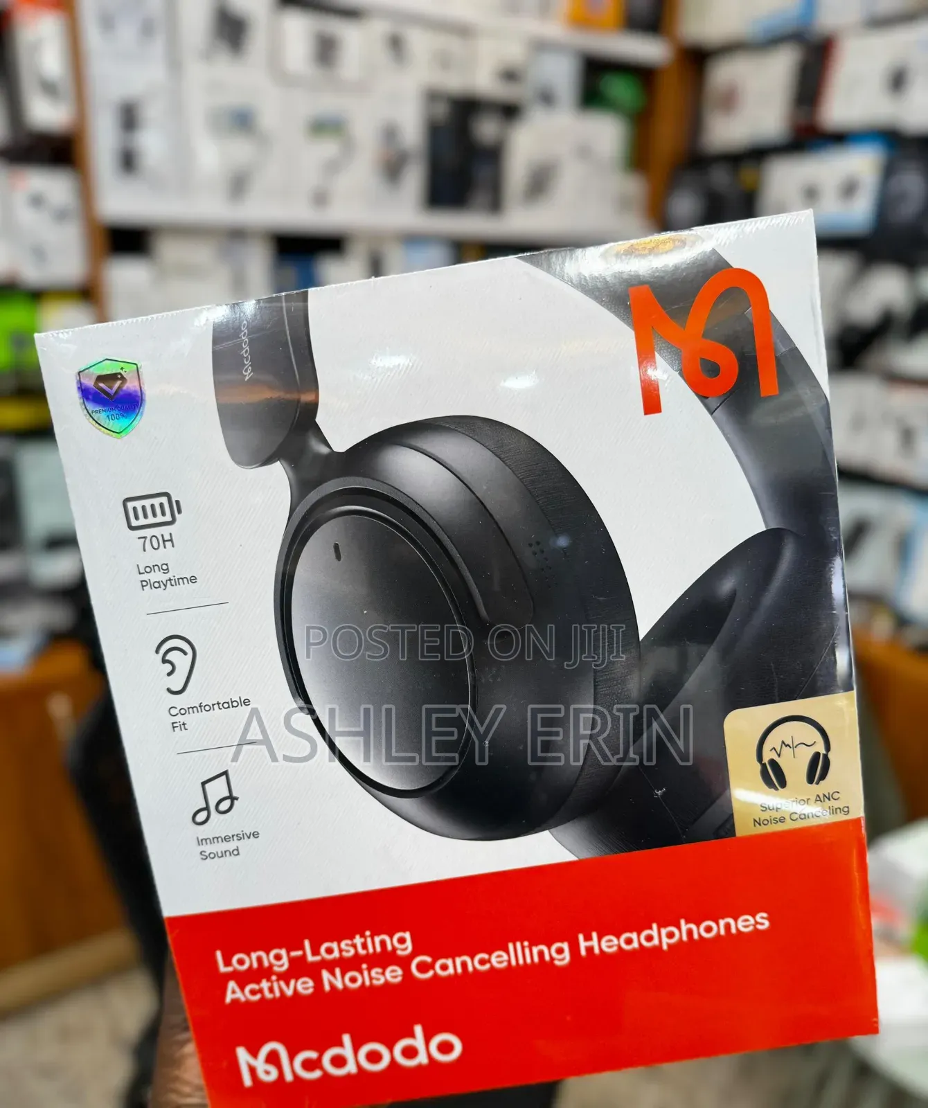 McDodo 140 Active Noise Cancelling Headphones Anc 70hrs