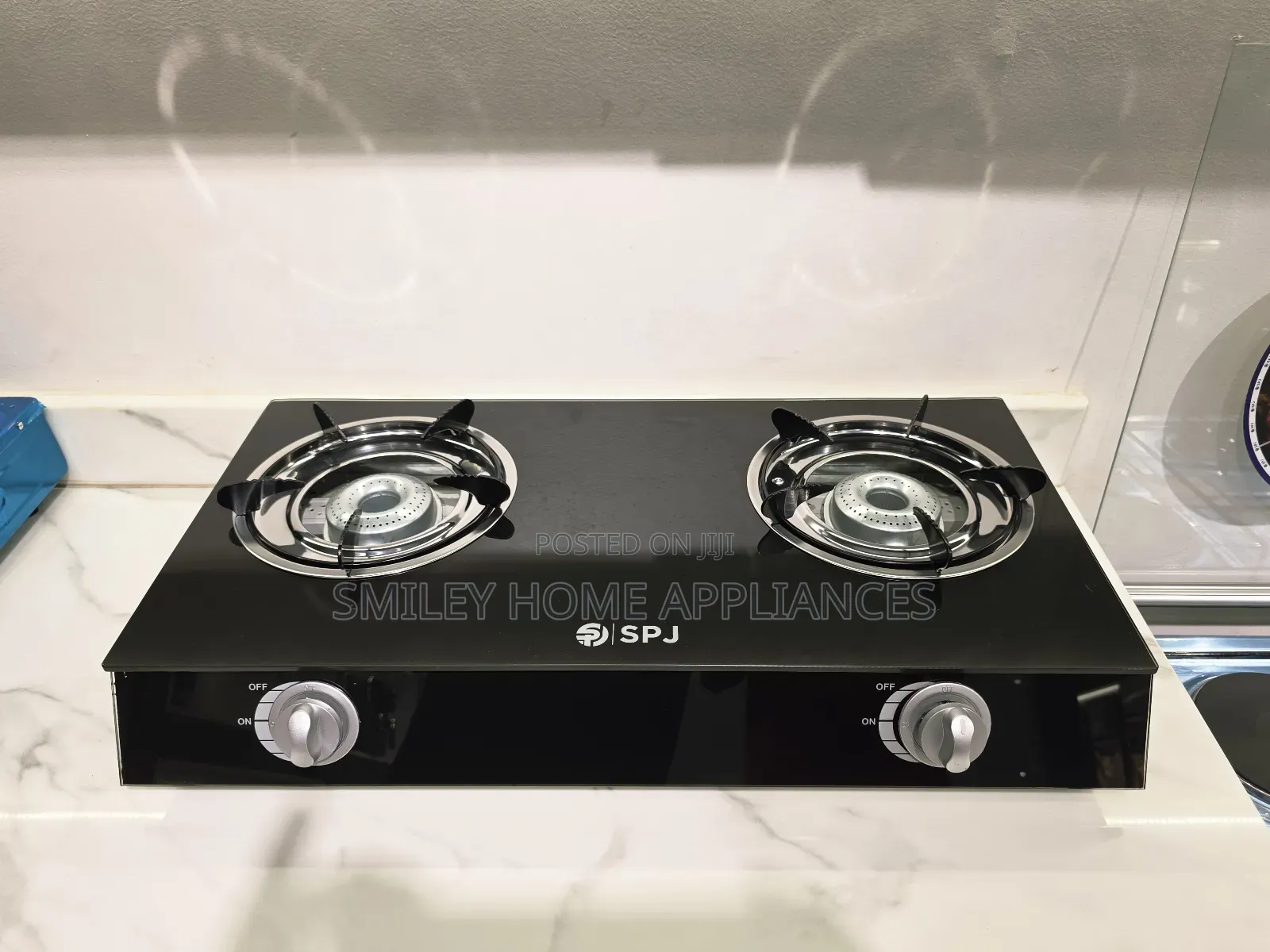 SPJ Double Glass Gas Burner With an Automatic Ignition