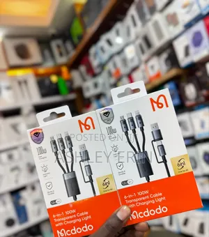 Mcdodo 6 In1 Fast Charging 100w Power Pd Cable For Laptop