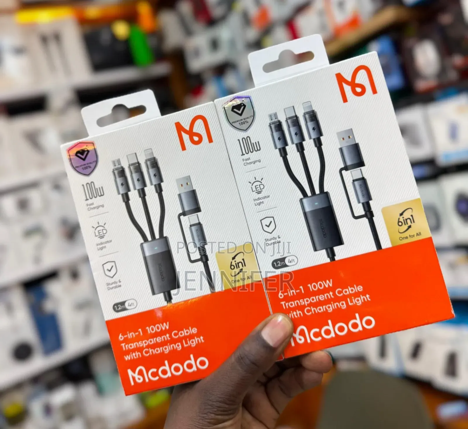 McDodo 6 in 1 Fast Charging 100w Power Drive Pd Cable